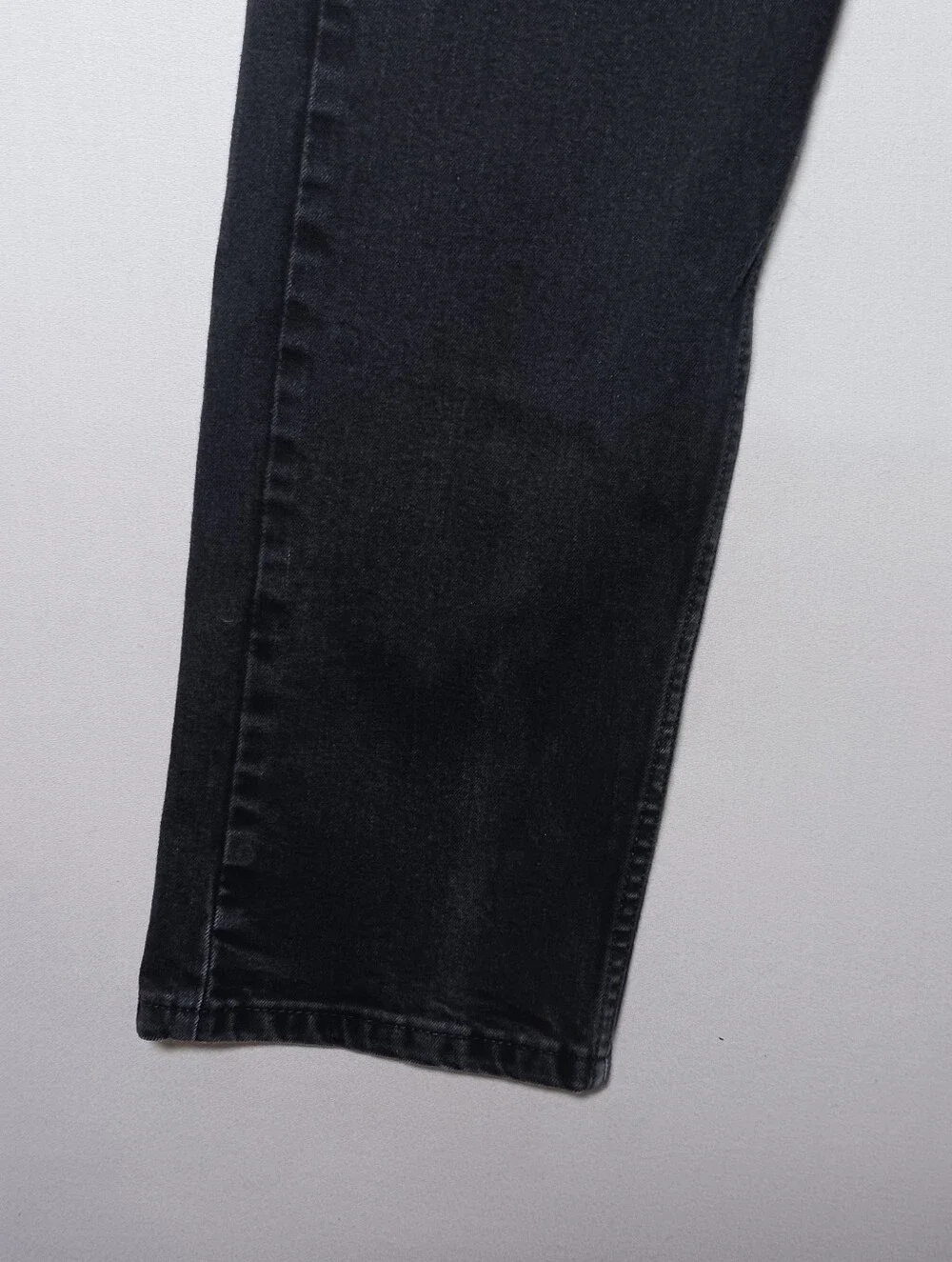 Levi's 506 Mens Comfort Straight Jeans 36X32 Black Denim High Stretch